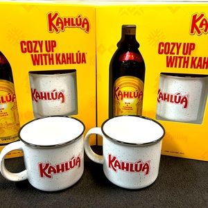 KAHLUA Ceremic Coffee Mugs Set Of 2
